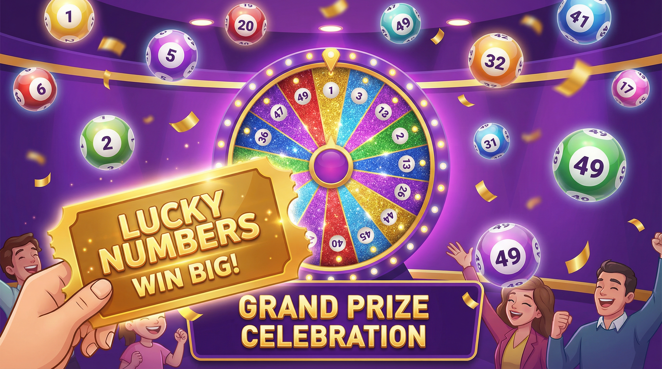 彩票游戏开奖界面